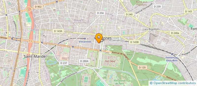 localisation de l'entreprise L ARMORIQUE à VINCENNES