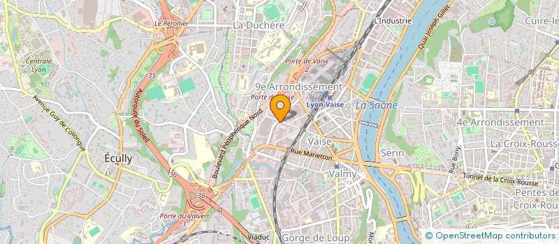 localisation de l'entreprise L'ARMORIQUE  LYON