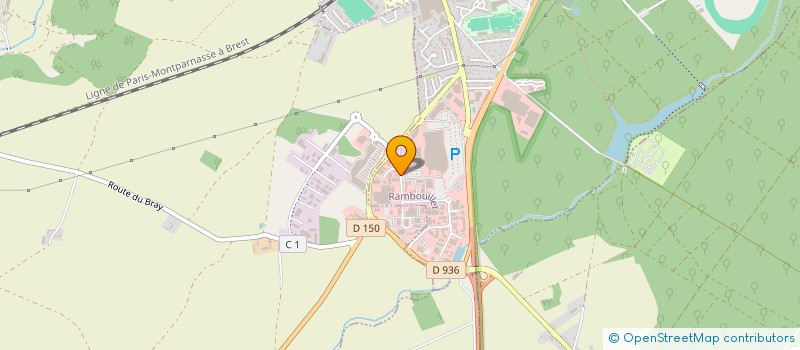 localisation de l'entreprise L'ARMURERIE RAMBOLITAINE  RAMBOUILLET