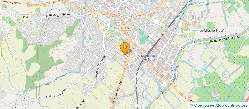 localisation de l'entreprise L'ARNAUDIERE à MANOSQUE