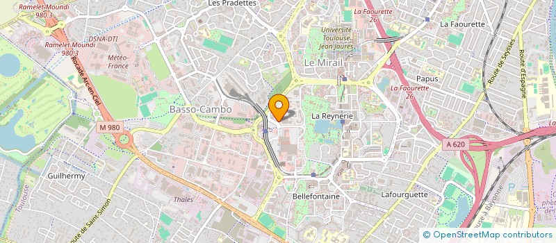 localisation de l'entreprise L'AROC- HAUTE-GARONNE L'ASSOCIATION DES RETRAITES D'OC HAUTE-GARONNE) à TOULOUSE