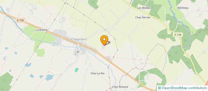 localisation de l'entreprise L'AROMA PIZZA DISTRIBUTEUR à CHEPNIERS