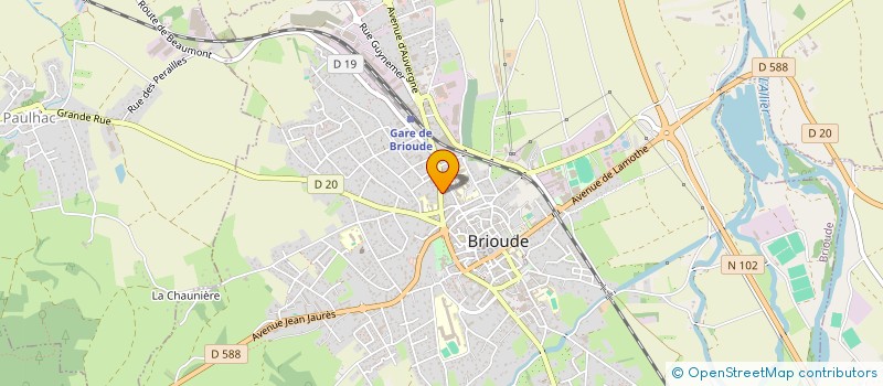 localisation de l'entreprise L'AROME A MEL  BRIOUDE