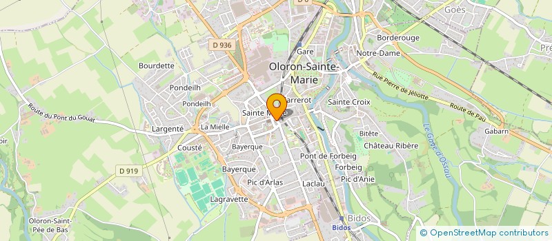 localisation de l'entreprise L'AROME DES SENS à OLORON-SAINTE-MARIE