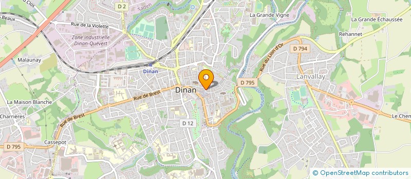 localisation de l'entreprise L AROME SUCRE  DINAN