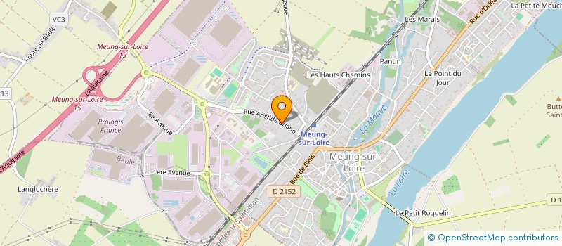 localisation de l'entreprise L'AROMM  MEUNG-SUR-LOIRE