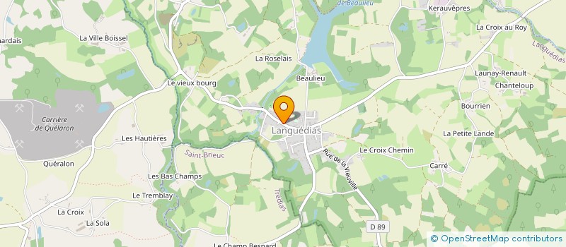 localisation de l'entreprise L'ARONDE  LANGUEDIAS