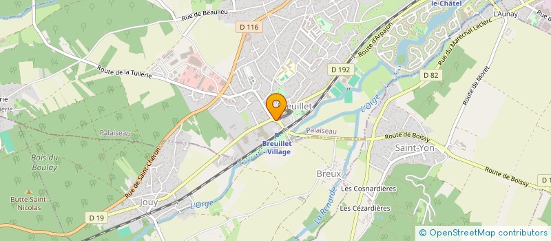 localisation de l'entreprise L'ARPAJONNAIS SCRABBLE à BREUILLET