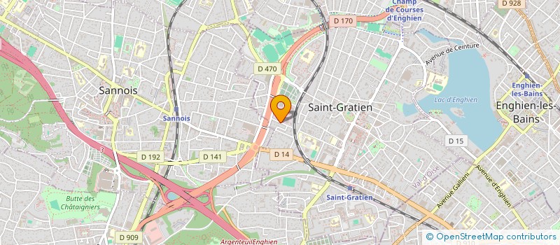 localisation de l'entreprise L'ARPENTIERE  SAINT-GRATIEN