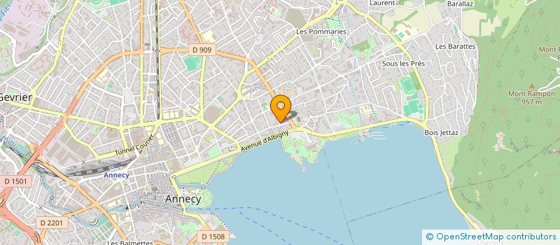 localisation de l'entreprise L' ARPETTE DES NEIGES  ANNECY