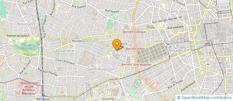 localisation de l'entreprise L'ARQUEBUSIER à BORDEAUX