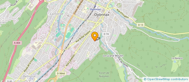 localisation de l'entreprise L'ARRABBIATA à OYONNAX