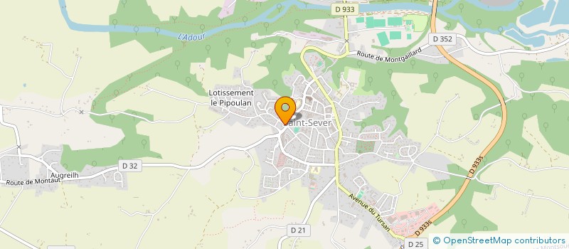 localisation de l'entreprise L'ARRACHE-KIWI  SAINT-SEVER