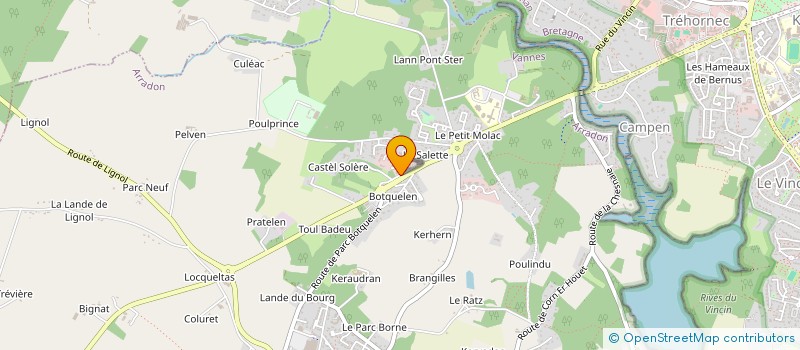localisation de l'entreprise L'ARRADONNEIZH à ARRADON