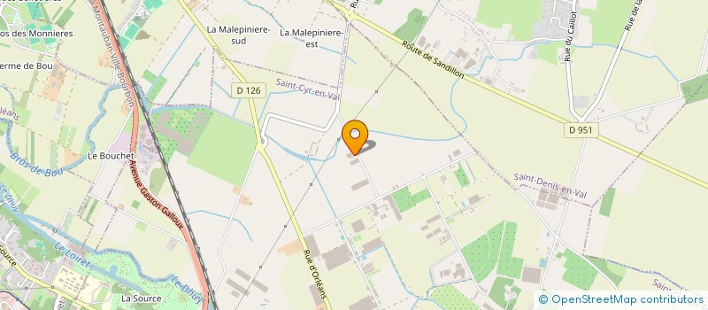 localisation de l'entreprise L'ARRANGE MAISON à SAINT-CYR-EN-VAL