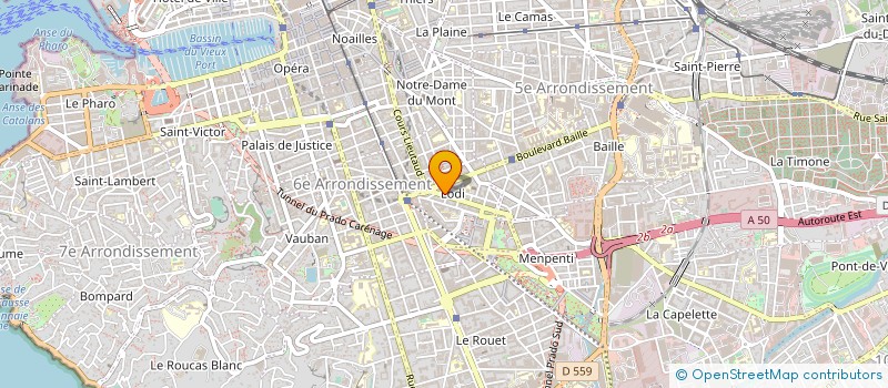 localisation de l'entreprise L'ARRANGE PROVENCAL à MARSEILLE