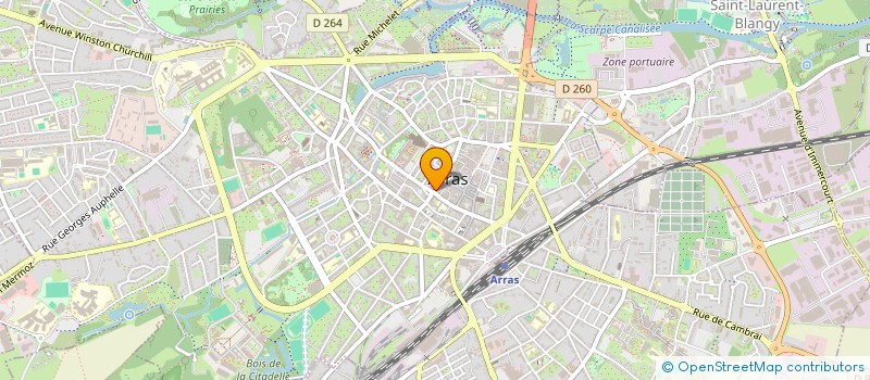 localisation de l'entreprise L'ARRAS BAR à ARRAS