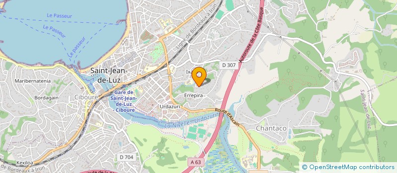 localisation de l'entreprise L'ARRAYADE 64  SAINT-JEAN-DE-LUZ