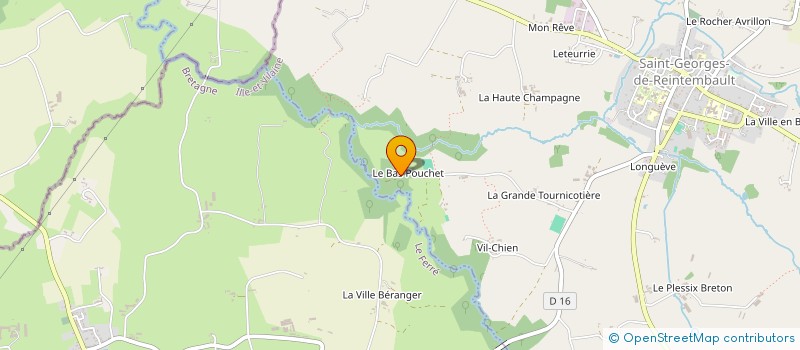 localisation de l'entreprise L'ARRET CREMAILLERE  SAINT-GEORGES-DE-REINTEMBAULT