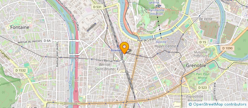 localisation de l'entreprise L'ARRET GOURMAND  GRENOBLE