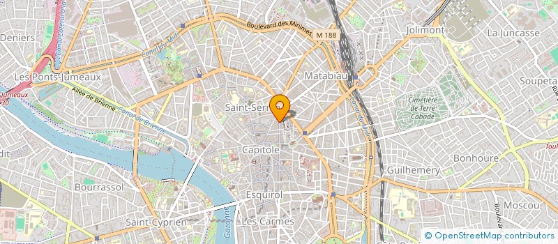 localisation de l'entreprise L'ARRIERE-COUR à TOULOUSE