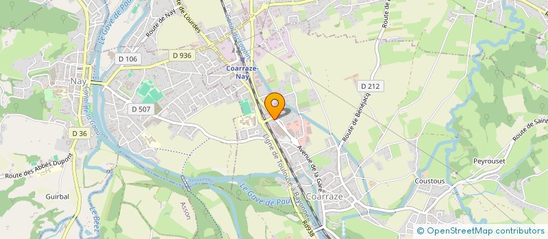 localisation de l'entreprise L'ARRIU à NAY