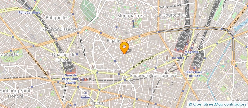 localisation de l'entreprise L'ARRIVAGE à PARIS
