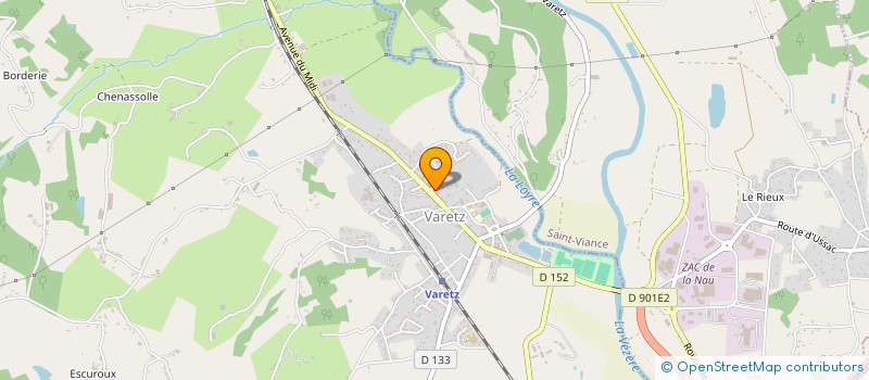 localisation de l'entreprise L'ARRIVEE DES MARQUES  VARETZ