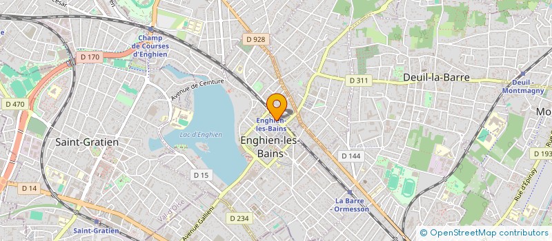 localisation de l'entreprise L'ARRIVEE SPORTS à ENGHIEN-LES-BAINS