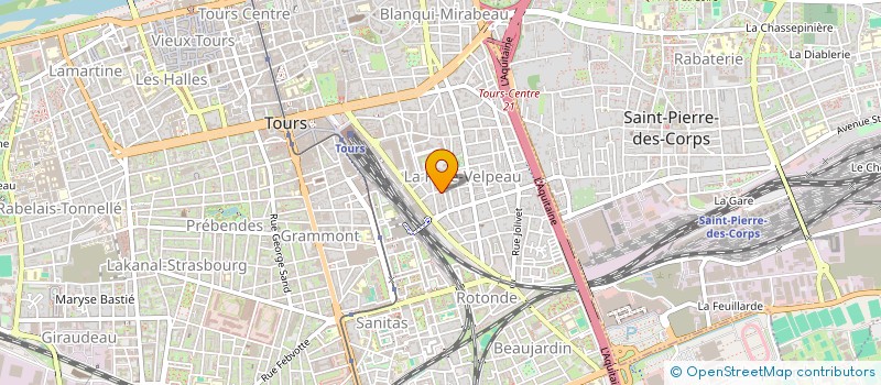 localisation de l'entreprise L'ARROSE'LOIRE à TOURS