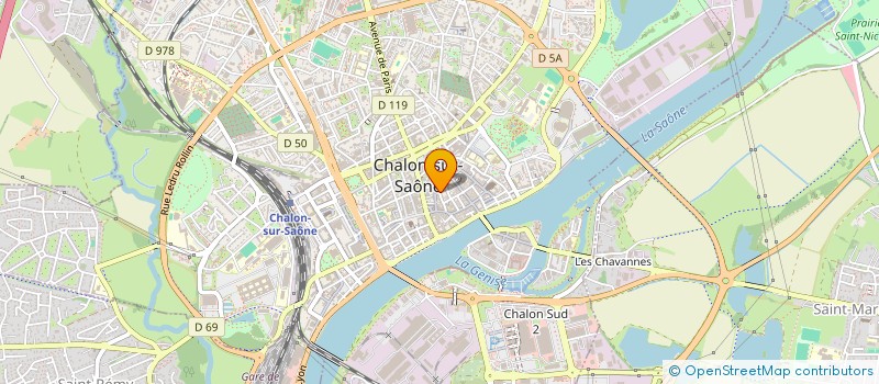 localisation de l'entreprise L'ARROSOIR à CHALON-SUR-SAONE