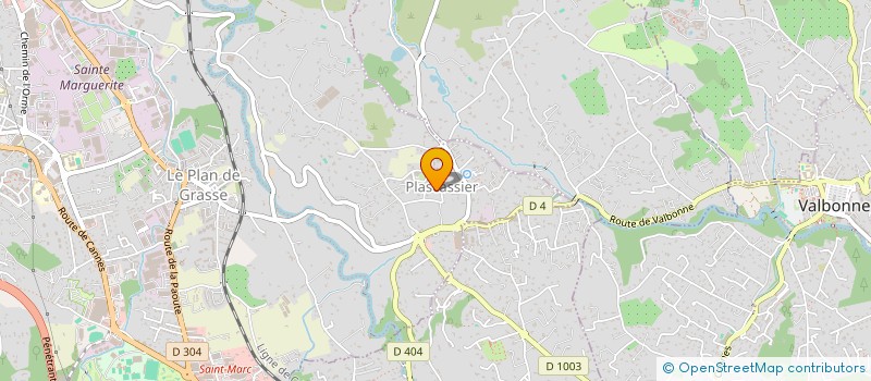 localisation de l'entreprise L'ARROSOIR à GRASSE
