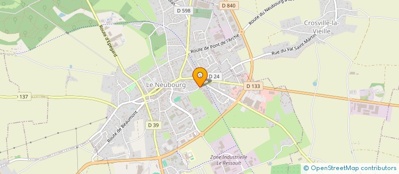 localisation de l'entreprise L'ARROSOIR à LE NEUBOURG