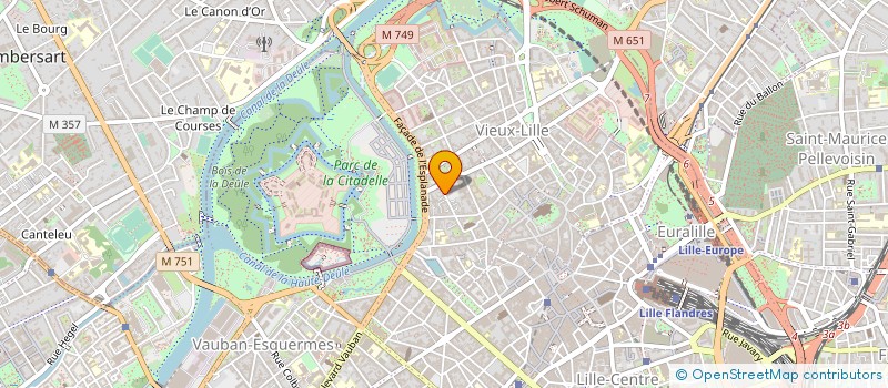 localisation de l'entreprise L ARSENAL  LILLE