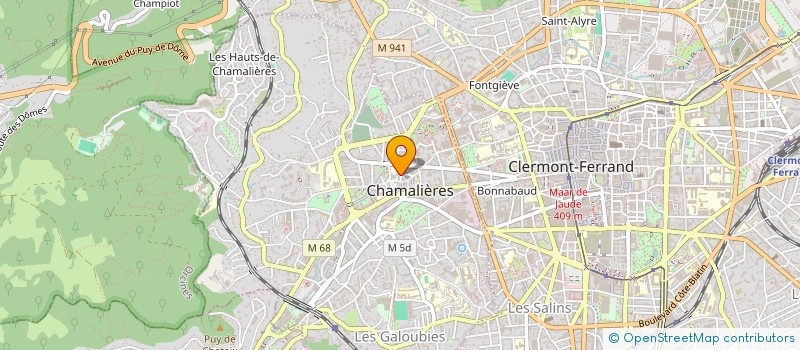 localisation de l'entreprise L'ARSENAL  CHAMALIERES