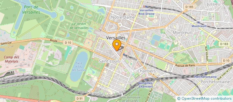 localisation de l'entreprise L'ARSENIK à VERSAILLES