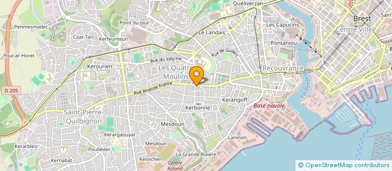 localisation de l'entreprise L'ARSOUILLE à BREST