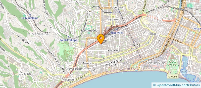 localisation de l'entreprise L'ART 2 BA.13 à NICE