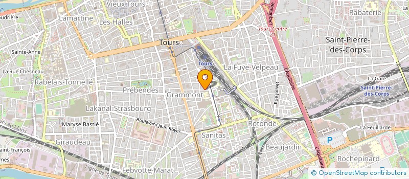 localisation de l'entreprise L'ART'7 DU SPECTACLE  TOURS