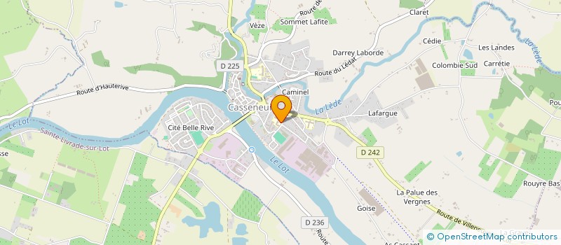 localisation de l'entreprise L'ART A CASSENEUIL à CASSENEUIL