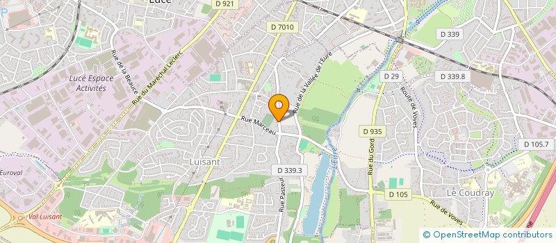 localisation de l'entreprise L'ART A CHARTRES à LUISANT