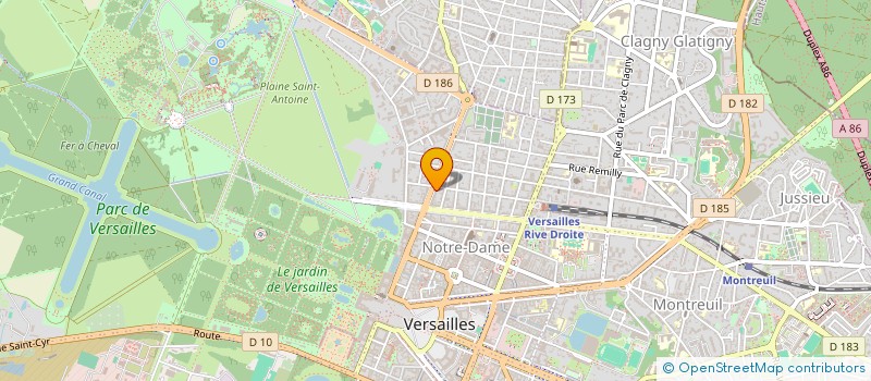 localisation de l'entreprise L'ART A LA PAGE à VERSAILLES