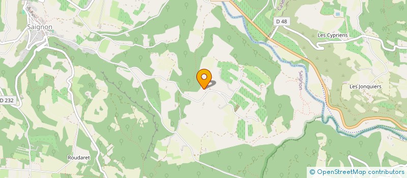 localisation de l'entreprise L'ART A LA TERRE  SAIGNON