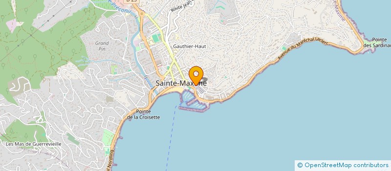 localisation de l'entreprise L'ART A PART à SAINTE-MAXIME