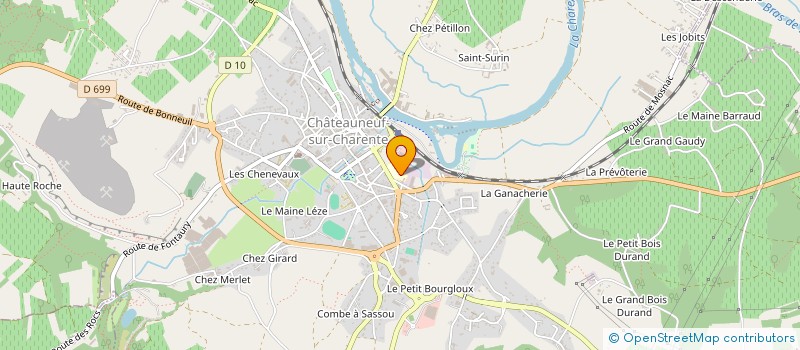 localisation de l'entreprise L'ART A TA PORTE à CHATEAUNEUF-SUR-CHARENTE