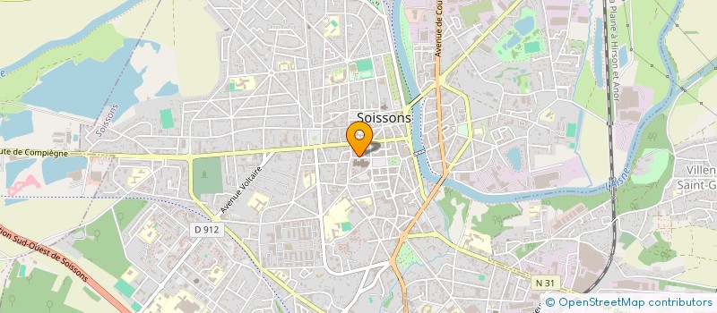 localisation de l'entreprise L'ART AU 4 à SOISSONS