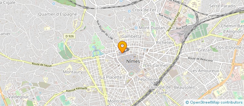 localisation de l'entreprise L'ART C'GARD à NIMES