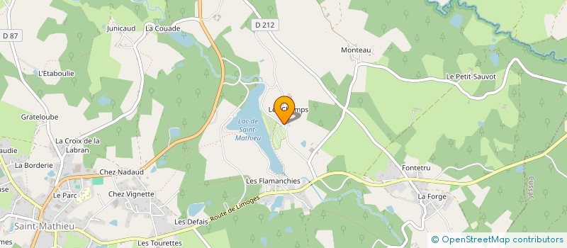 localisation de l'entreprise L'ART CAFE  SAINT-MATHIEU