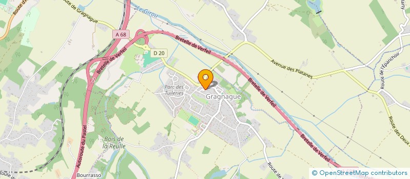 localisation de l'entreprise L'ART COMME NATURE  GRAGNAGUE