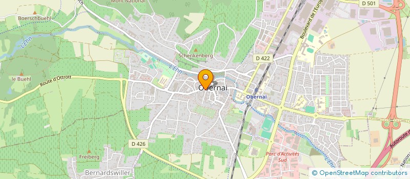 localisation de l'entreprise L'ART-COMPAGNEUR  BERNARDSWILLER